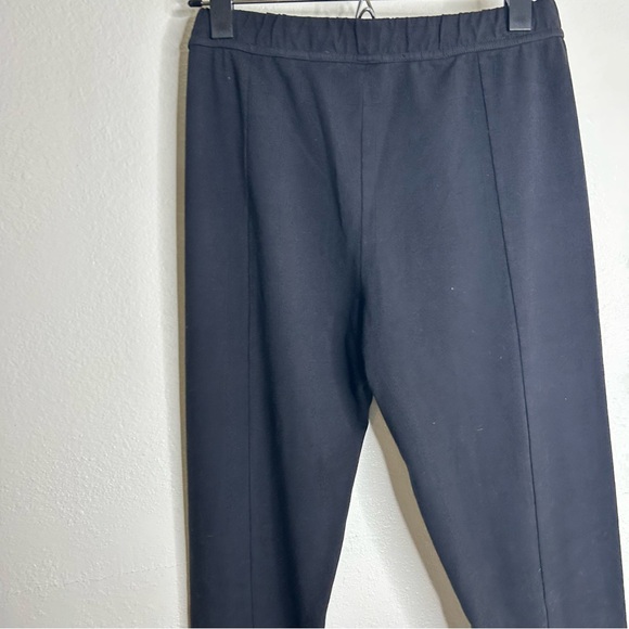 NWT EB Denim Split Hem Cotton Legging in Black Size Large - Picture 7 of 15